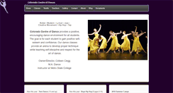 Desktop Screenshot of ccofdance.com